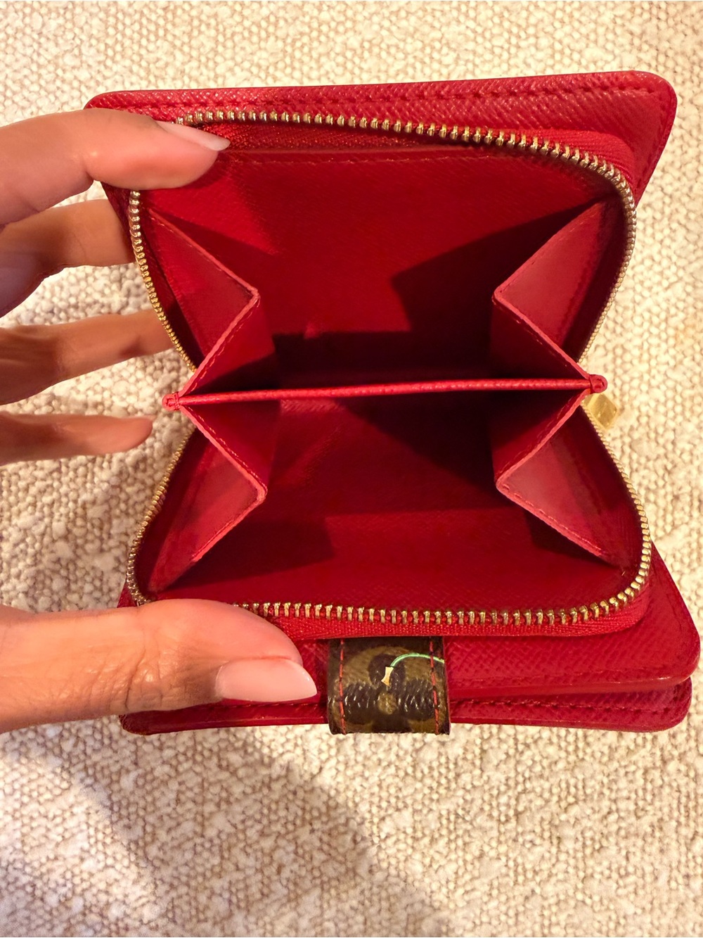Louis Vuitton Monogram Cerises Compact Zippe wallet limited-edition by Murakami - Picture 8 of 9